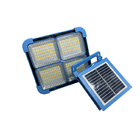 Painel solar de emergência integrado 100 W Holofote cabos longos Bateria 6000 mah