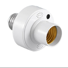 Controle de voz E27 LED Porta lâmpada parafuso de interruptor universal Base da lâmpada de controle