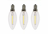 Ampolas do filamento da vela 4 watts, anúncio publicitário esperto do bulbo E27 do filamento 400LM
