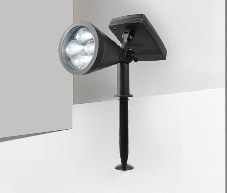 Solar 3.2V impermeável posto conduzido ilumina a rua da indução do corpo humano