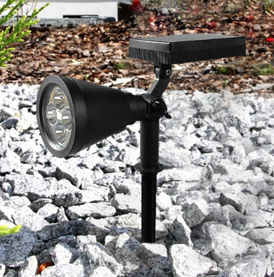 Solar 3.2V impermeável posto conduzido ilumina a rua da indução do corpo humano
