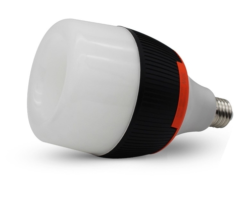 Bateria 1200mAh 30W SMD2835 AC85-265V Ra&gt;80 LED Lâmpada de emergência com base E27