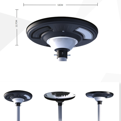 Luz solar de jardim UFO de alta qualidade Cor RGB com sensor de luz e controle remoto para jardim e estrada
