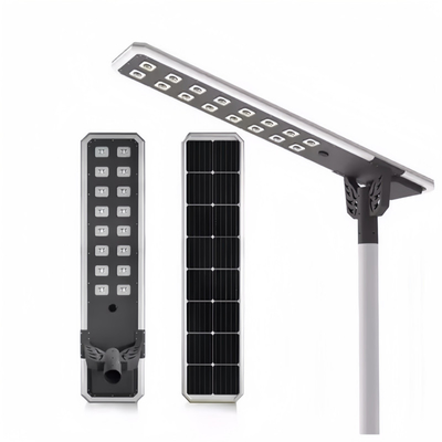 Casas de alumínio de fundição a moagem tudo em uma luz solar 80w 100w 120w para estrada alta ou estacionamento