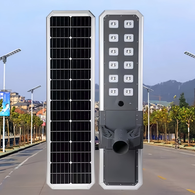 Casas de alumínio de fundição a moagem tudo em uma luz solar 80w 100w 120w para estrada alta ou estacionamento