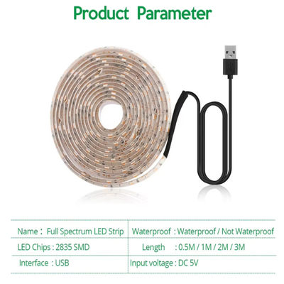 Lâmpadas à prova d'água para interiores Lâmpadas LED para crescimento Lâmpadas