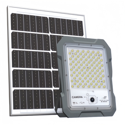 CCTV de alta qualidade 100w 200w 300w 500w 800w Luz de segurança de parede com 1440P Câmera para uso externo