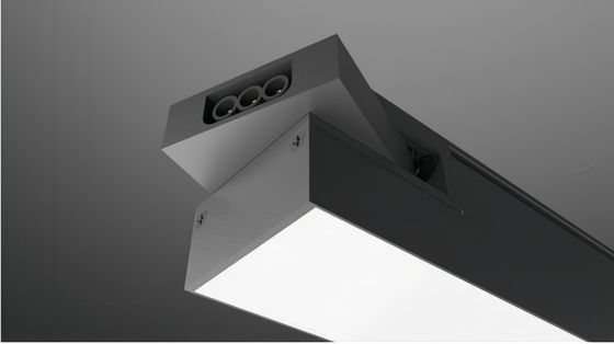 Combinação gratuita de luz LED linear até 1000w com conector para edifício de escritórios shopping mall