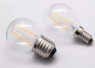 G45 4 consumo de mais baixa potência do vidro das ampolas E27 3300K do diodo emissor de luz do filamento do watt