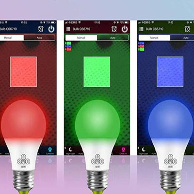 O bulbo do diodo emissor de luz Smart RGB controlou pelo App móvel para KTV através de WIFI ou dos dentes azuis