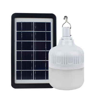 O bulbo solar recarrega o bulbo de T de 6W a 50W com painel solar