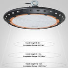 O UFO de alumínio impermeável alto do brilho ip65 100W 150W 200W conduziu a luz alta da baía