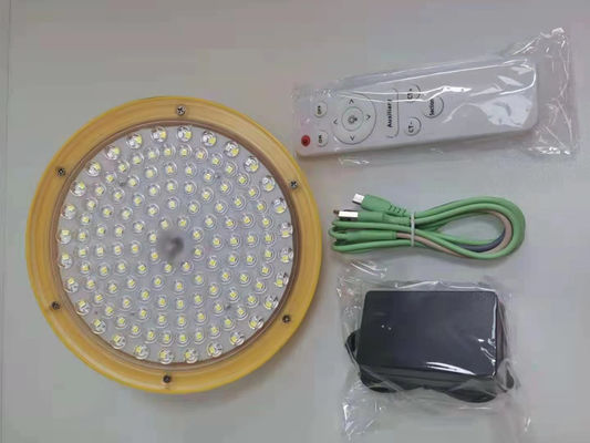 Lâmpada de carregamento da emergência solar do UFO 120w com função vermelha e azul do estroboscópio