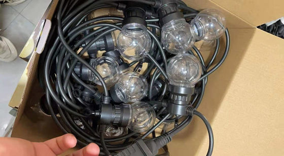 Luz de tira posta solar do feriado Ip65 de G50 G40 A60