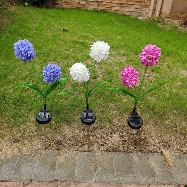Luz solar da flor da paisagem do diodo emissor de luz com projeto diferente para a decoração da jarda